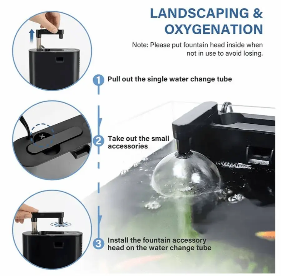 hygger Aquarium Internal Filter